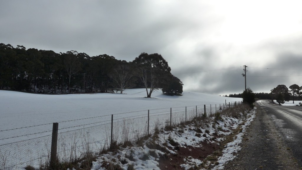 Image of Snow Motorcycle Riding more snow and ice: Shooters Hill, NSW